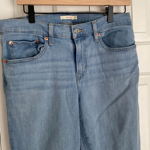 Levi's‎ Boyfriend Jeans Light Wash Size 30 - Picture 2 of 10
